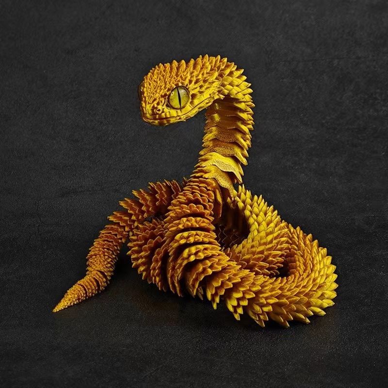 3D Printed Snake Sensory Fidget Toy