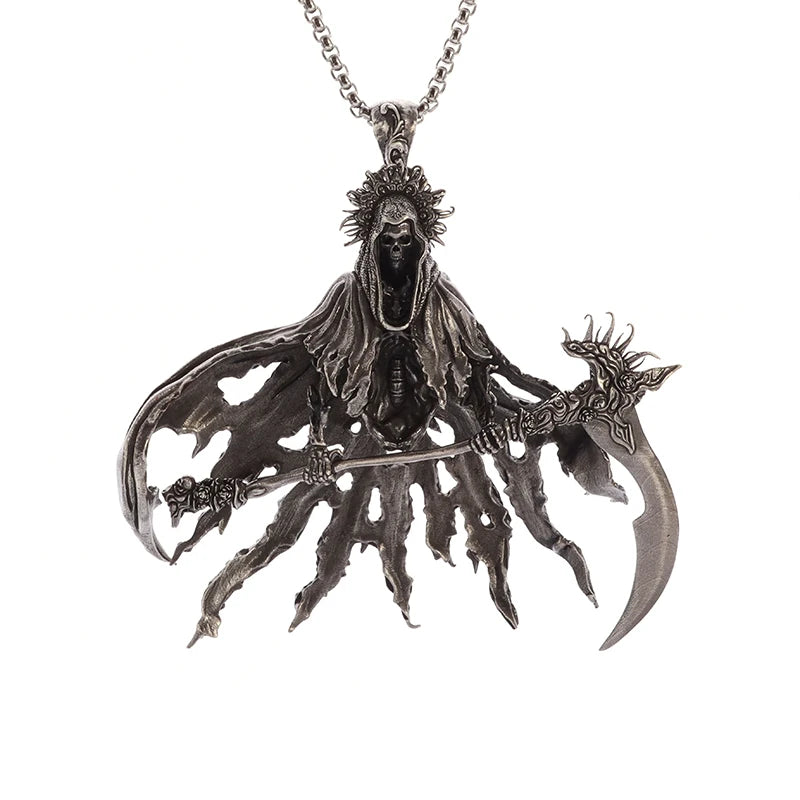 The Grim Reaper's Arrival Necklace