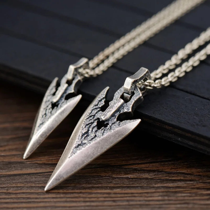 Duskbane Sterling Silver Arrowhead Necklace