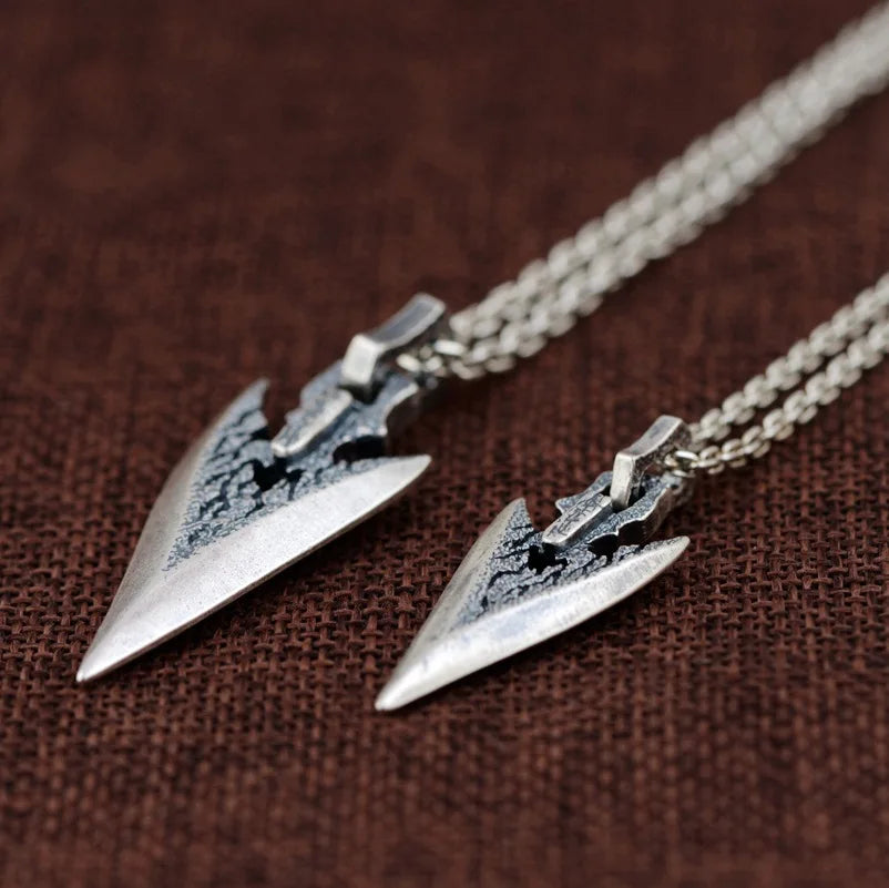 Duskbane Sterling Silver Arrowhead Necklace