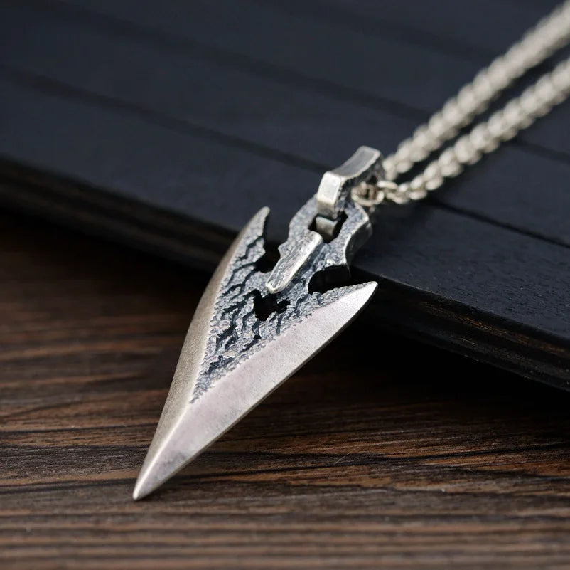 Duskbane Sterling Silver Arrowhead Necklace