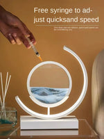 Flowing Sand Art LED Table Lamp