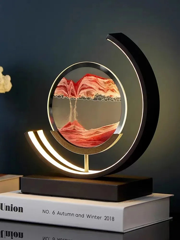 Flowing Sand Art LED Table Lamp