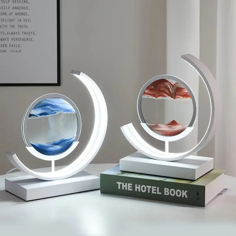 Flowing Sand Art LED Table Lamp