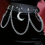 Crescent Moon Leather Belt