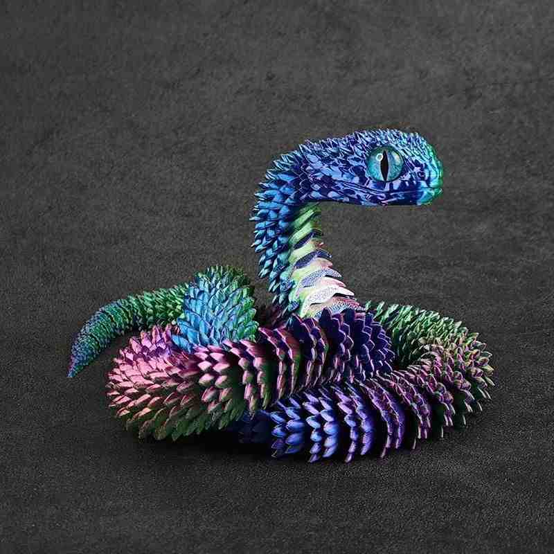 3D Printed Snake Sensory Fidget Toy