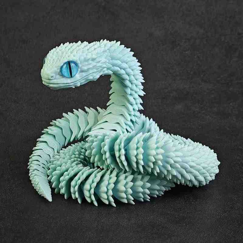 3D Printed Snake Sensory Fidget Toy