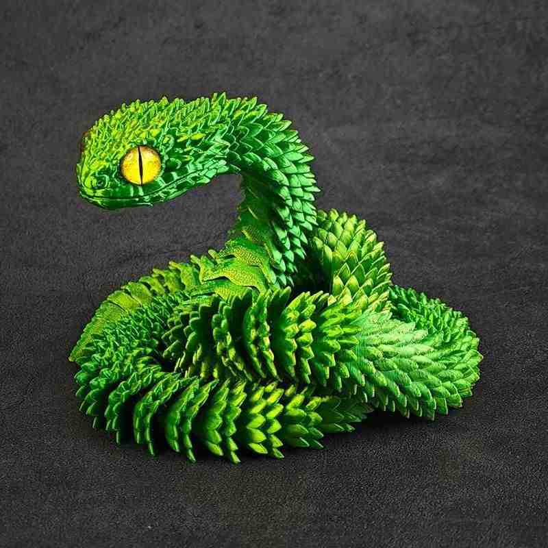 3D Printed Snake Sensory Fidget Toy