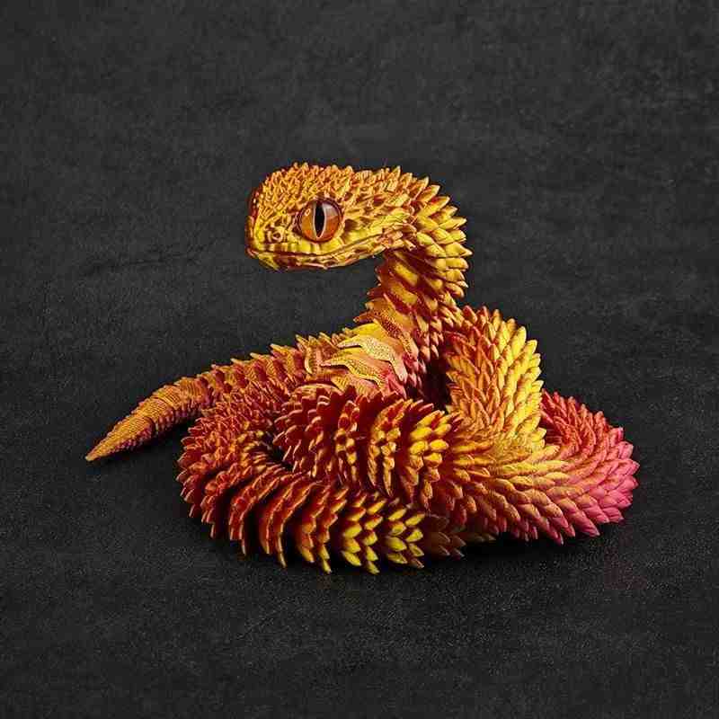 3D Printed Snake Sensory Fidget Toy