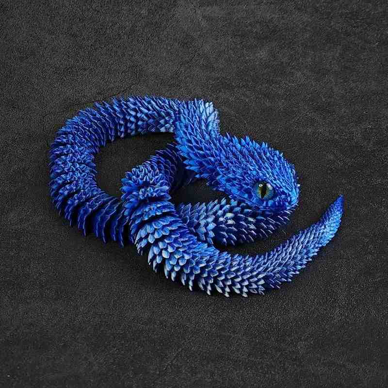 3D Printed Snake Sensory Fidget Toy