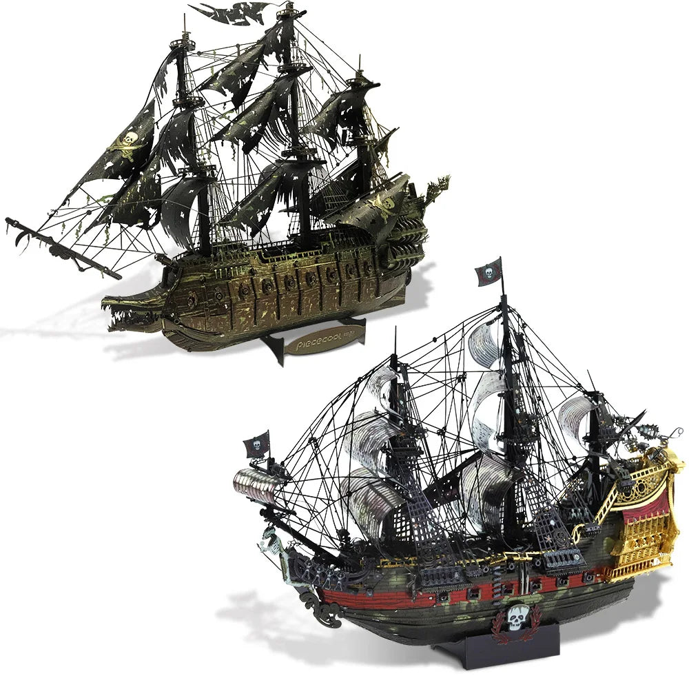 Pirate Ghost Ships 3D Metal Puzzles