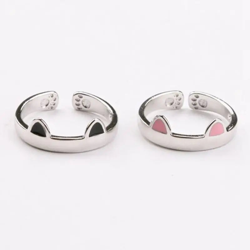 Adjustable Cat Paw Rings