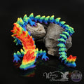 Rainbow Pride Crystal Dragon Sensory Fidget Toy