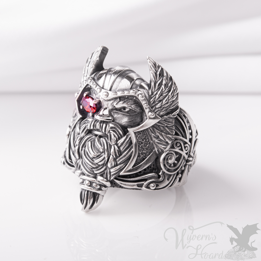 Odin The Allfather Handcrafted Ring