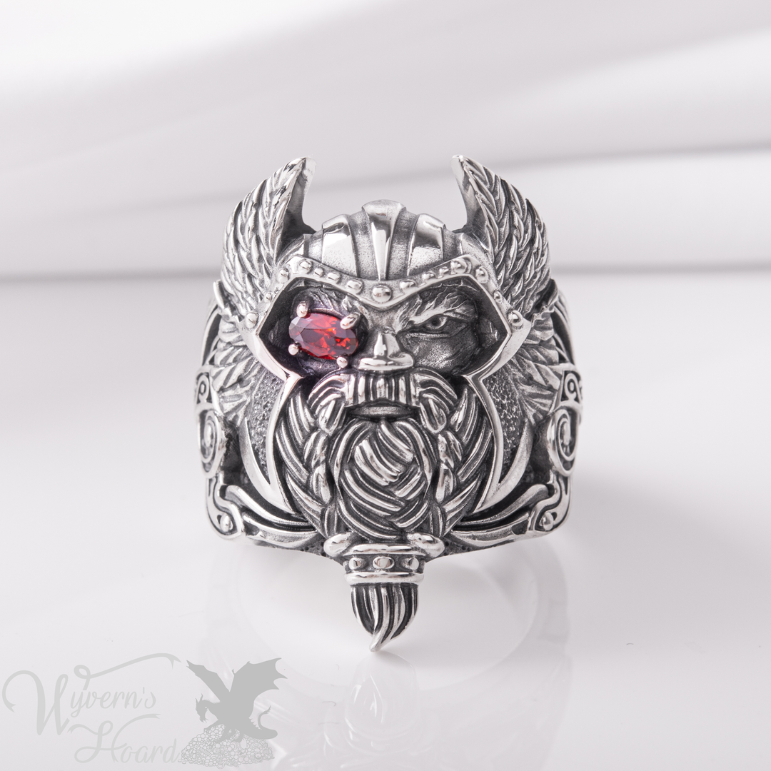 Odin The Allfather Handcrafted Ring