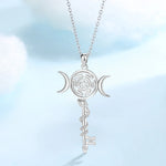 Hecate Key Sterling Silver Necklace