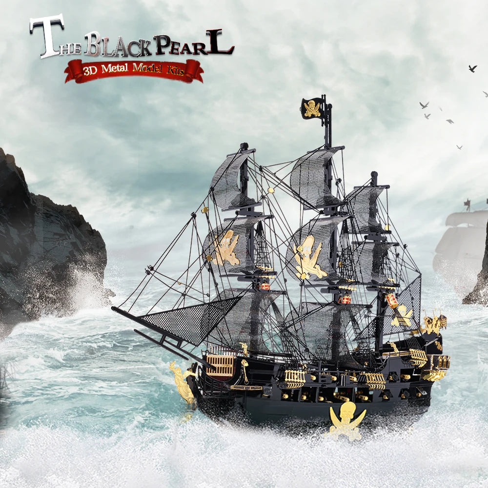 Pirate Ghost Ships 3D Metal Puzzles