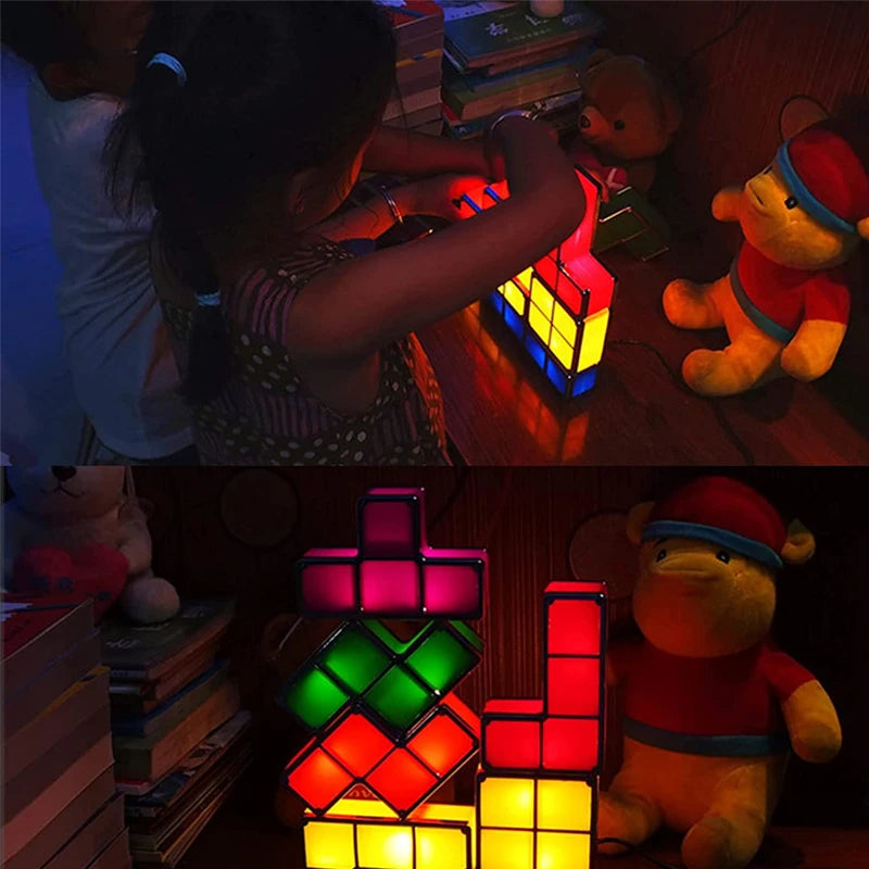 Stackable Puzzle Blocks Night Light