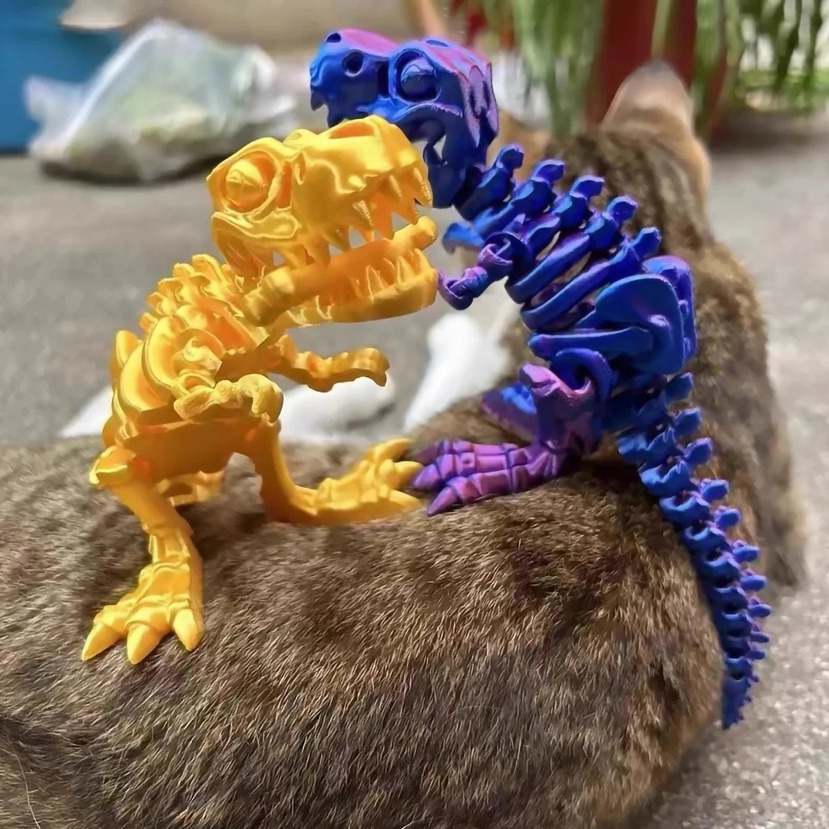 Fully Articulated 3D Printed T-Rex Toy