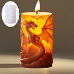 Dragon's Glow Candle Molds