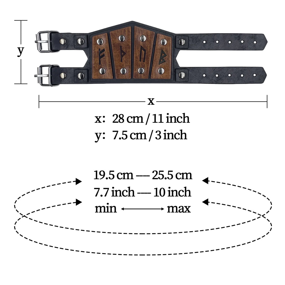 Elder Futhark Runes Bracelet