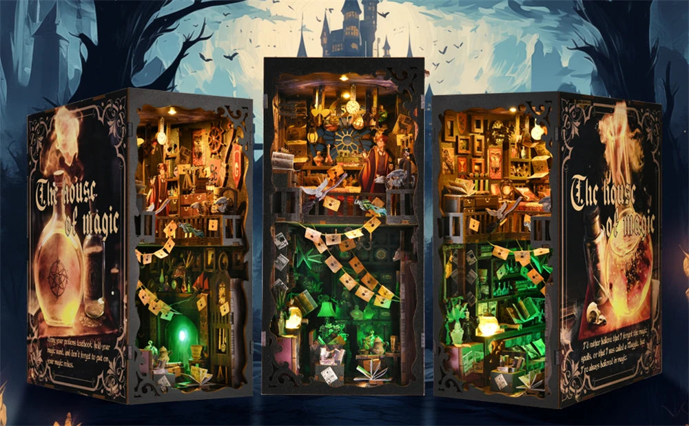 Magical Homes Book Nook Miniature Kit