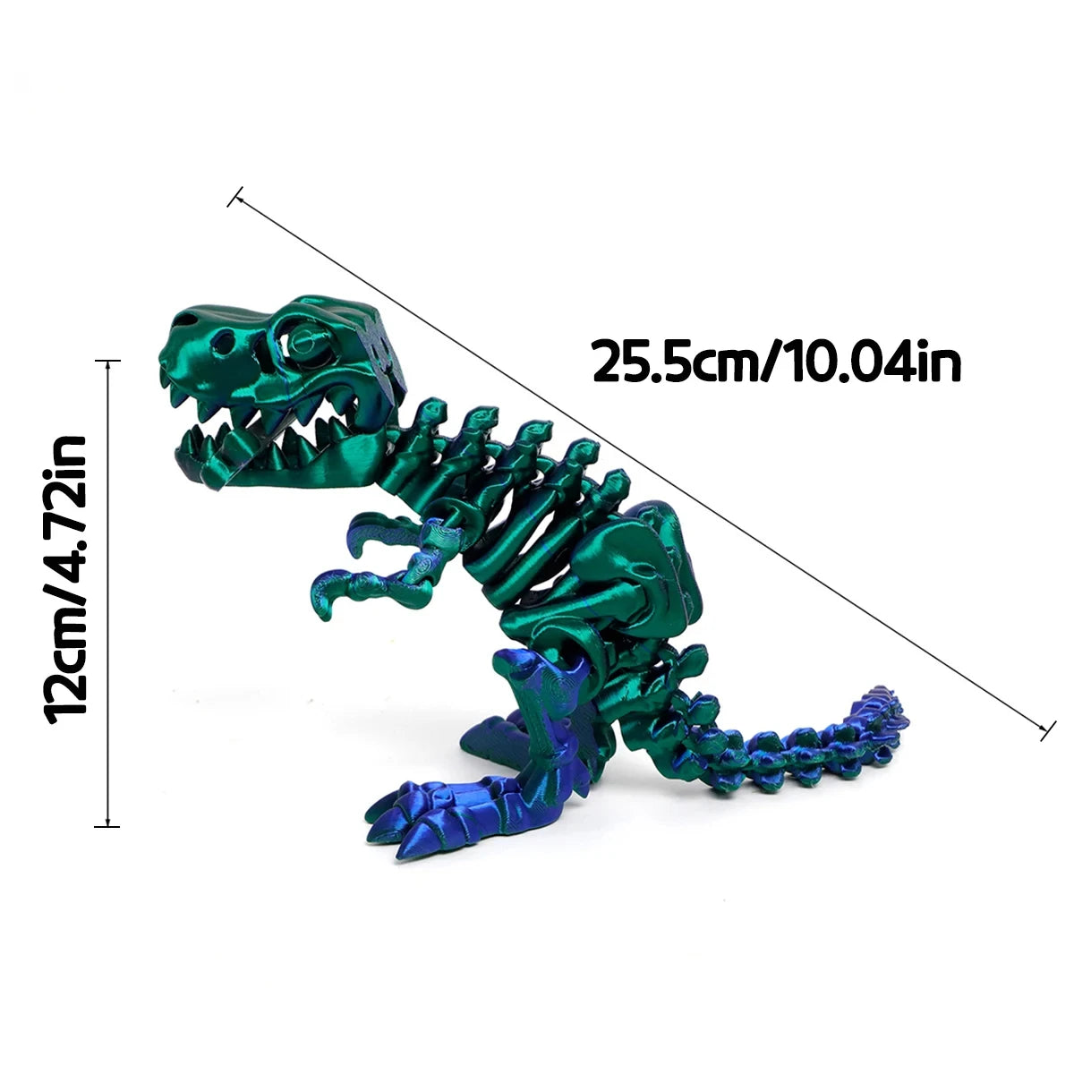 Fully Articulated 3D Printed T-Rex Toy