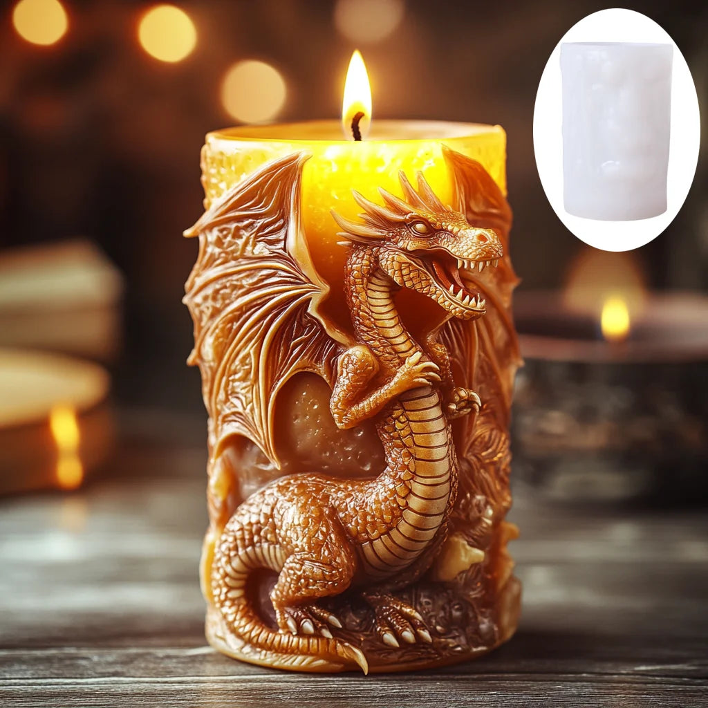 Dragon's Glow Candle Molds