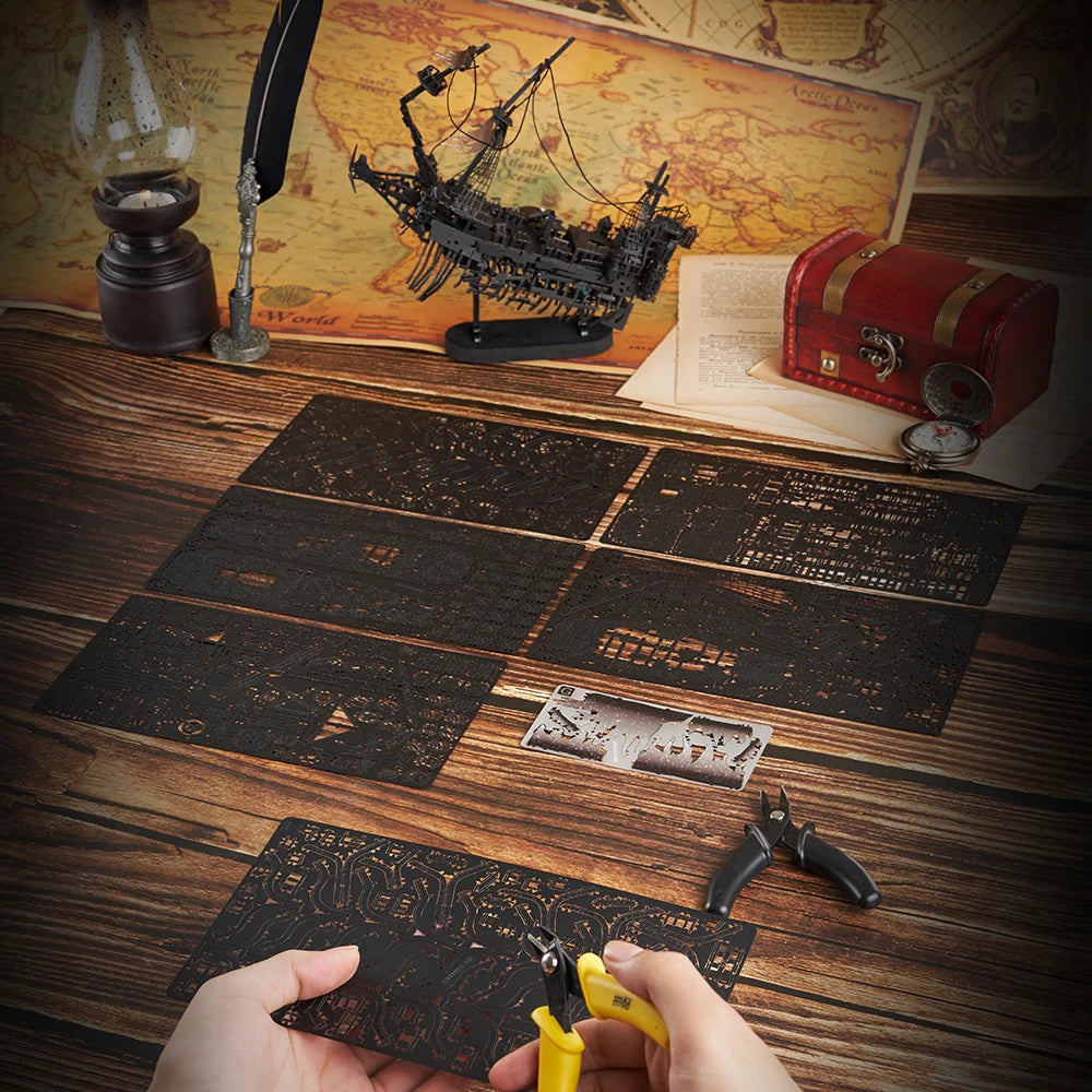 Pirate Ghost Ships 3D Metal Puzzles