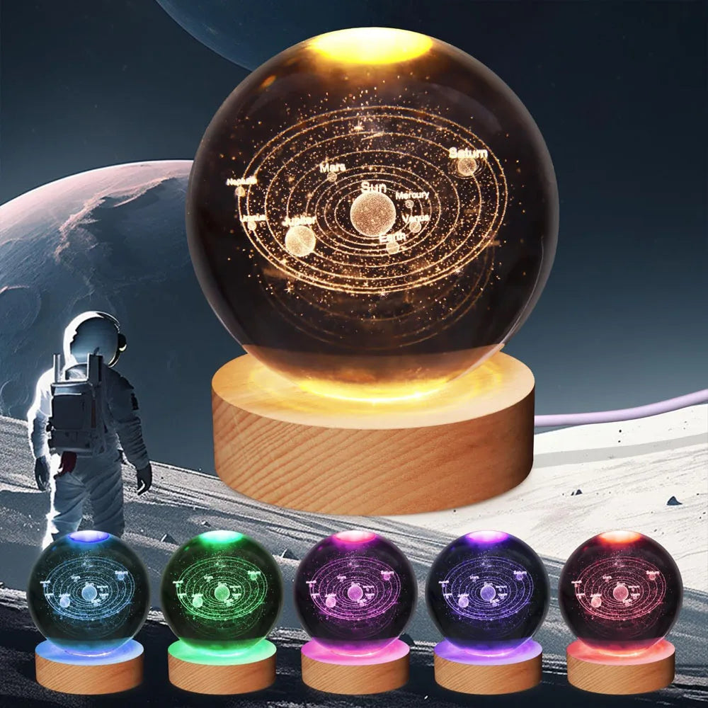 Cosmic Crystal Ball LED Night Light