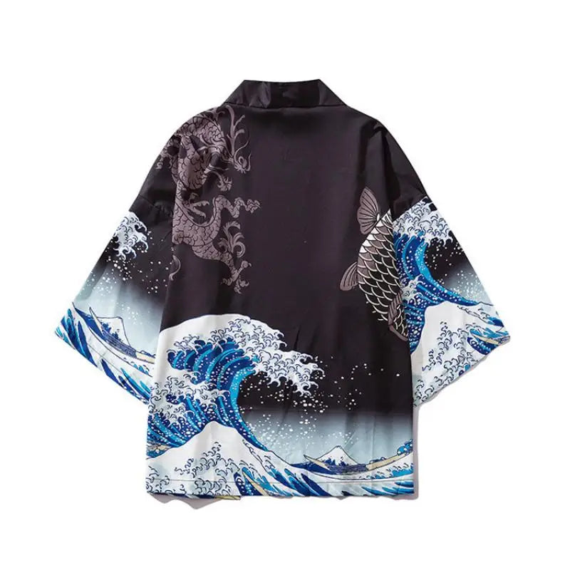 Ukiyo-e Dragon Gate Haori