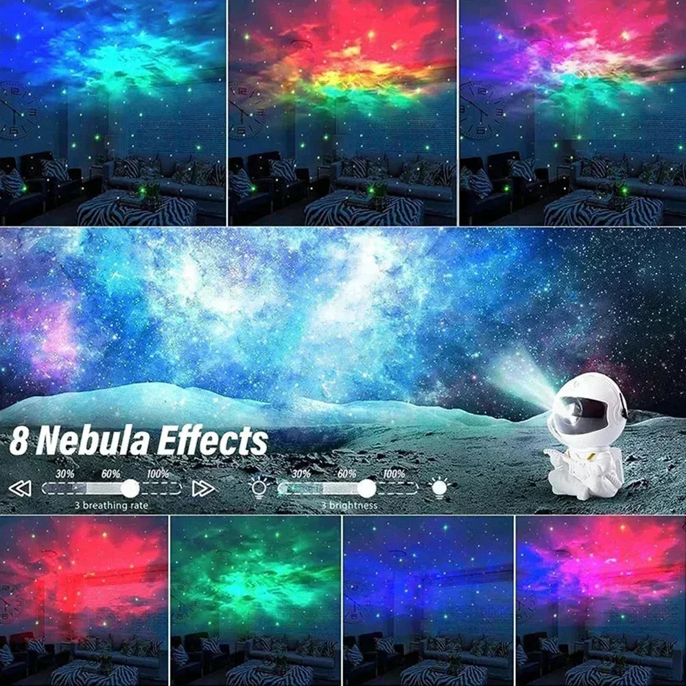 Astronaut Nebula & Stars LED Projector