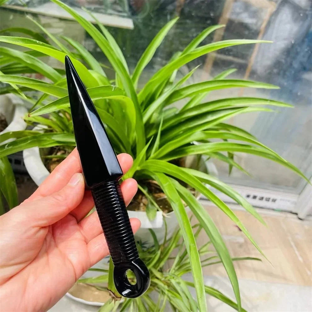 Natural Obsidian Kunai