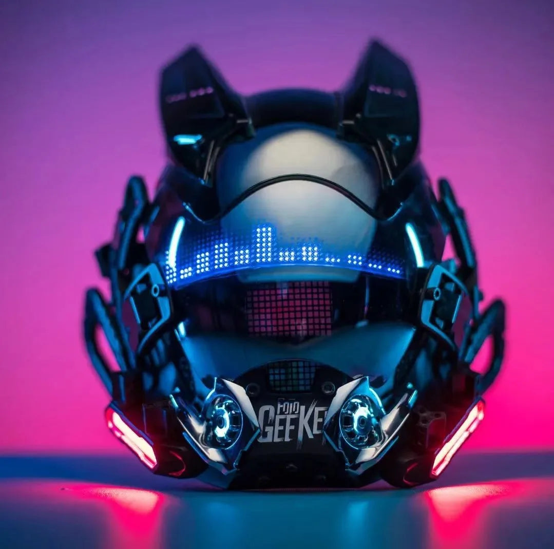 Cyberpunk Sentai Customizable LED Helmet