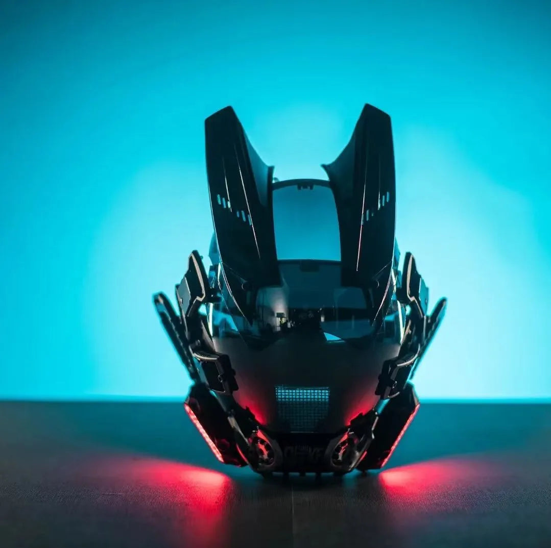 Cyberpunk Sentai Customizable LED Helmet