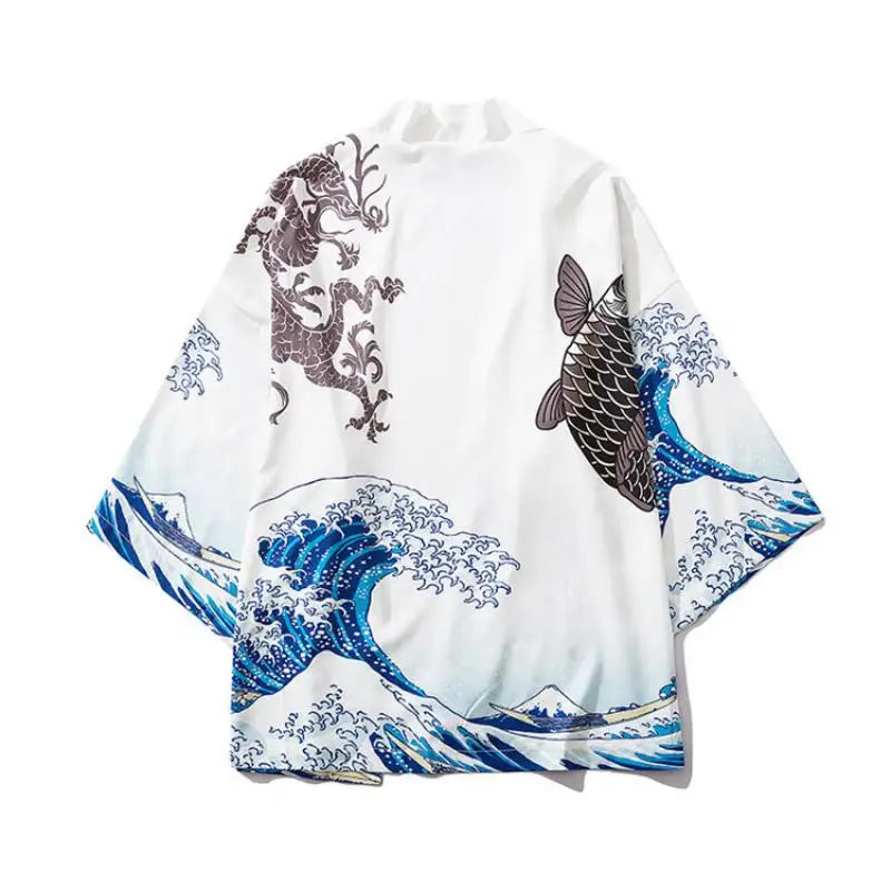 Ukiyo-e Dragon Gate Haori