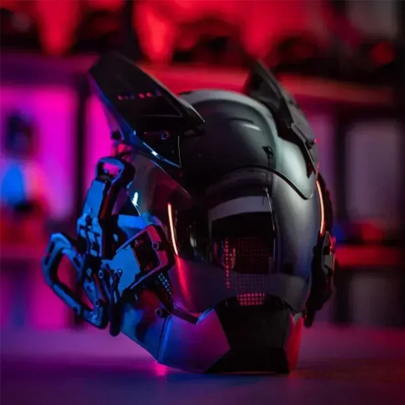 Cyberpunk Sentai Customizable LED Helmet