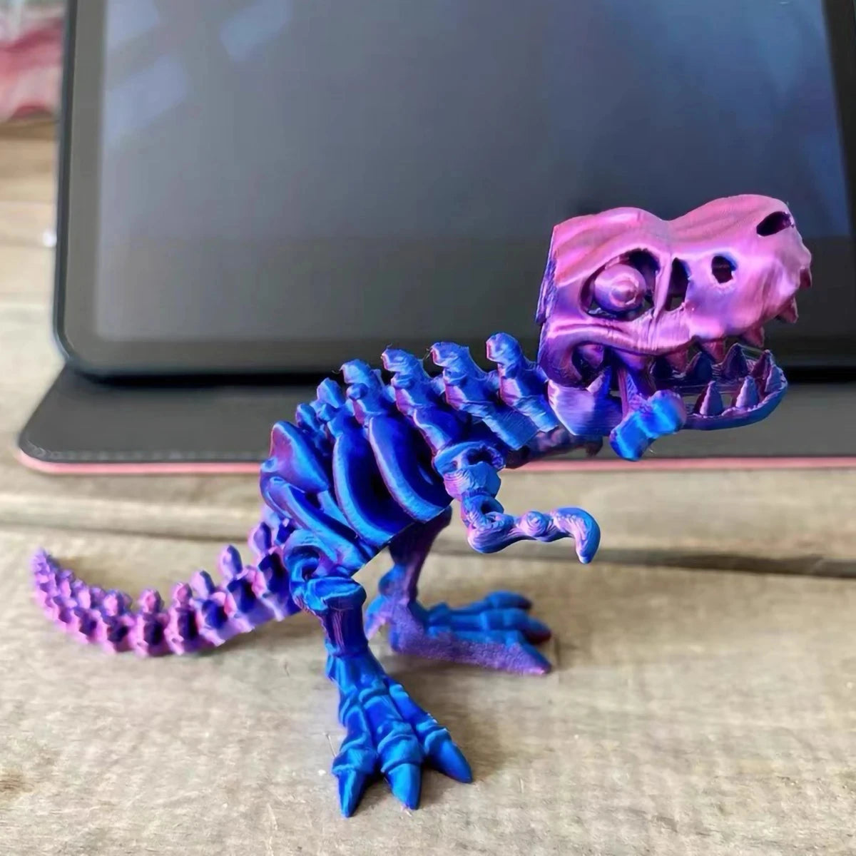 Fully Articulated 3D Printed T-Rex Toy