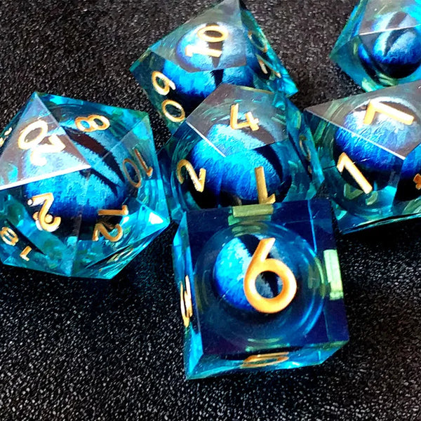 Dragon Eye Liquid Core Dice – Wyvern's Hoard