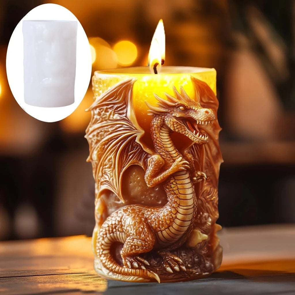 Dragon's Glow Candle Molds
