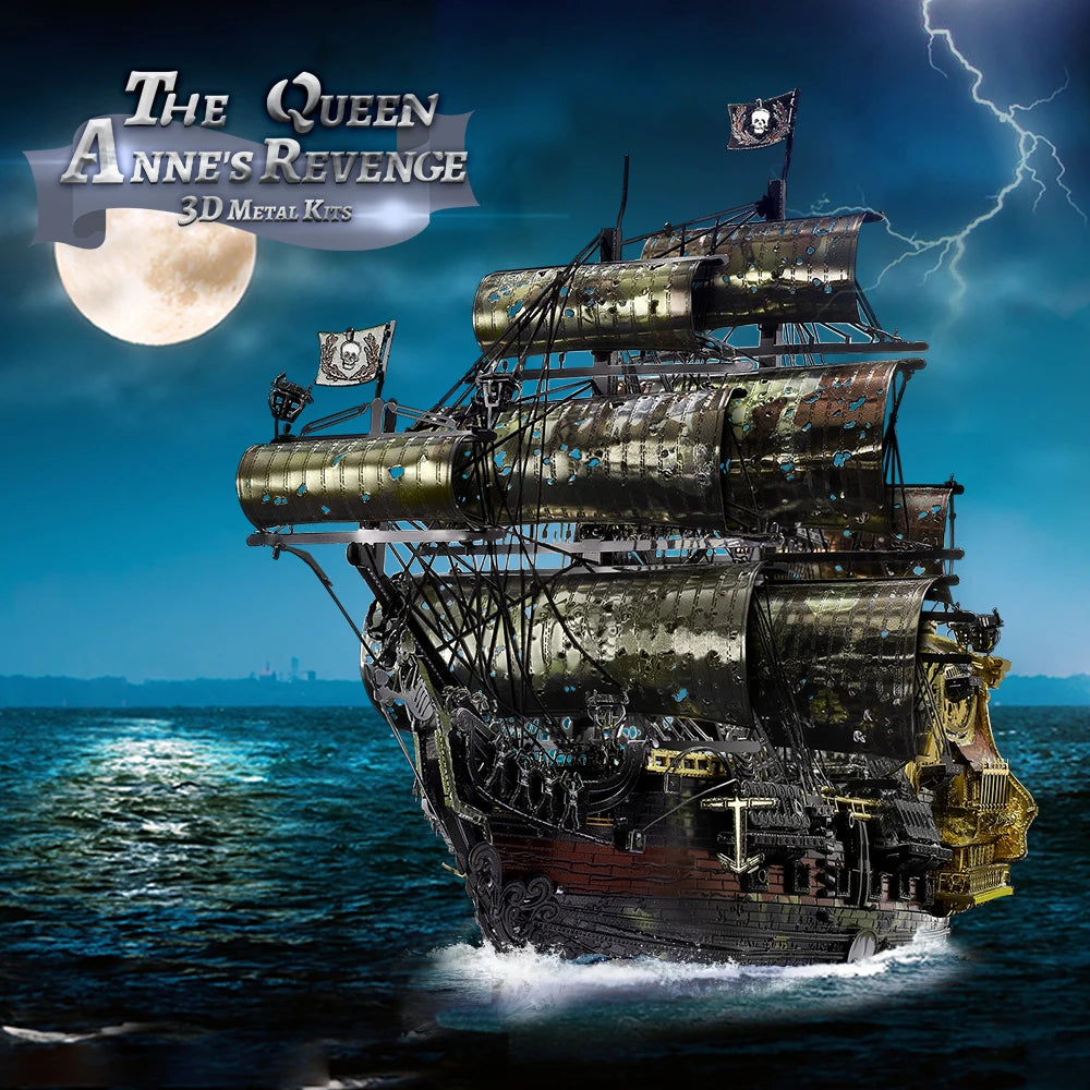 Pirate Ghost Ships 3D Metal Puzzles