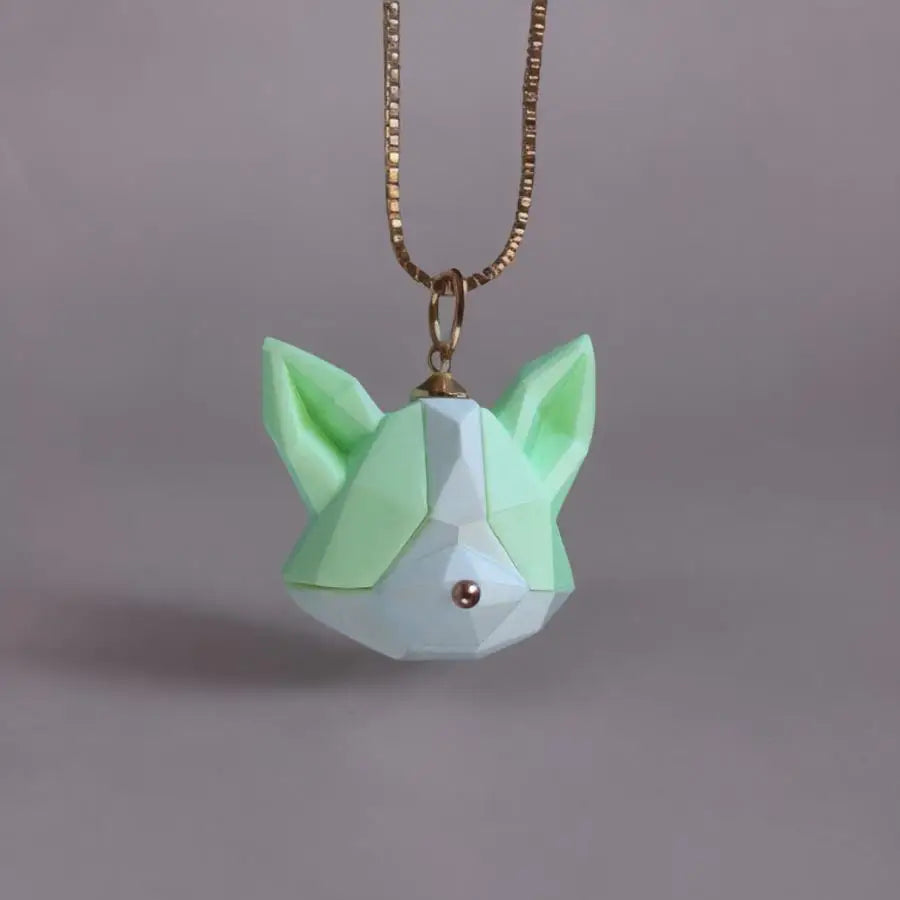 Glow in the Dark Luminous Puppy Head Necklace