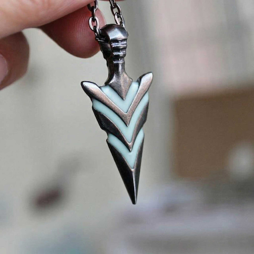 Glow In The Dark Arrowhead Necklaces