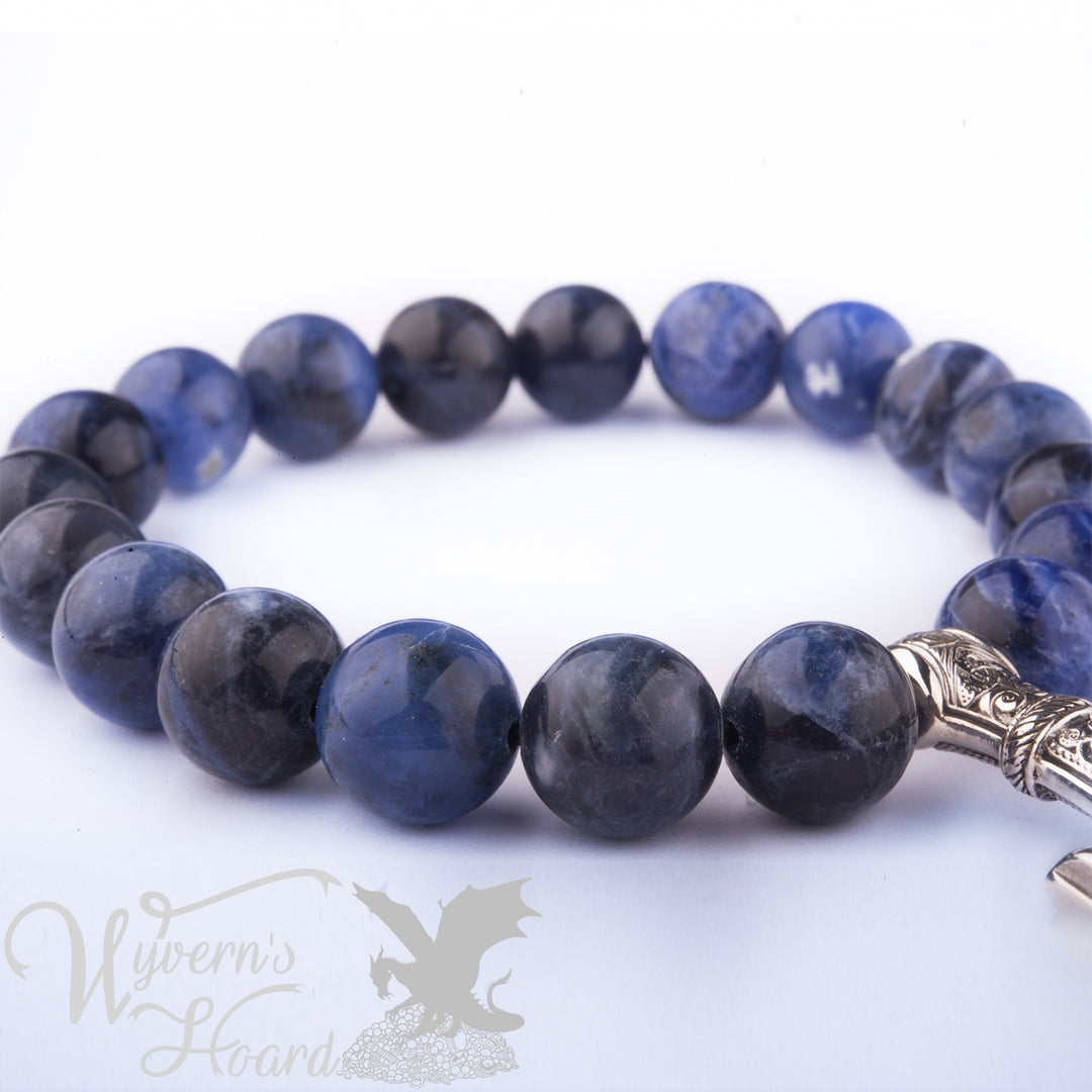 Mjolnir Natural Gemstones Bracelet