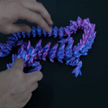 3D Printed Crystal Dragon Sensory Fidget Toy