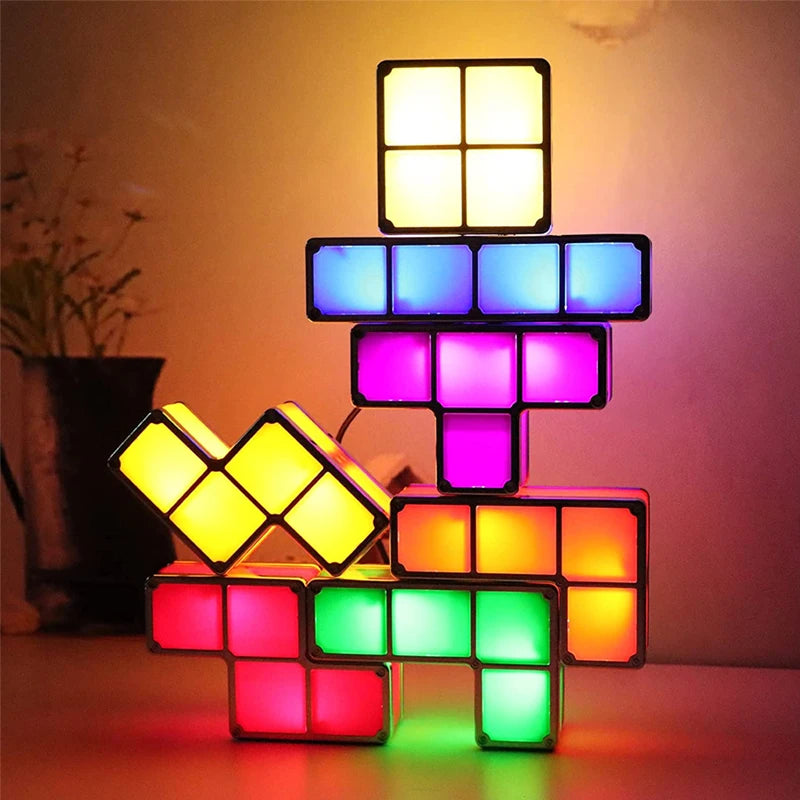 Stackable Puzzle Blocks Night Light