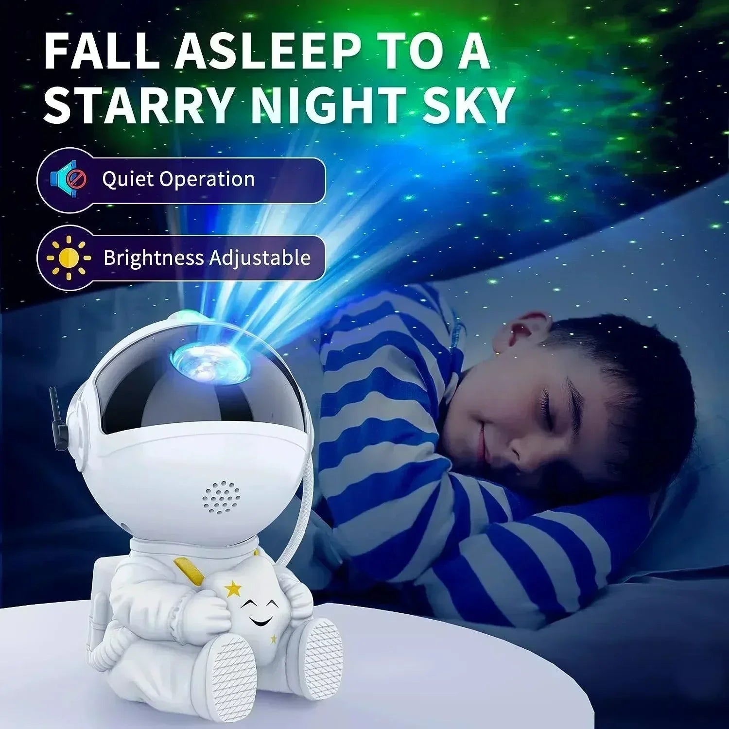 Astronaut Nebula & Stars LED Projector