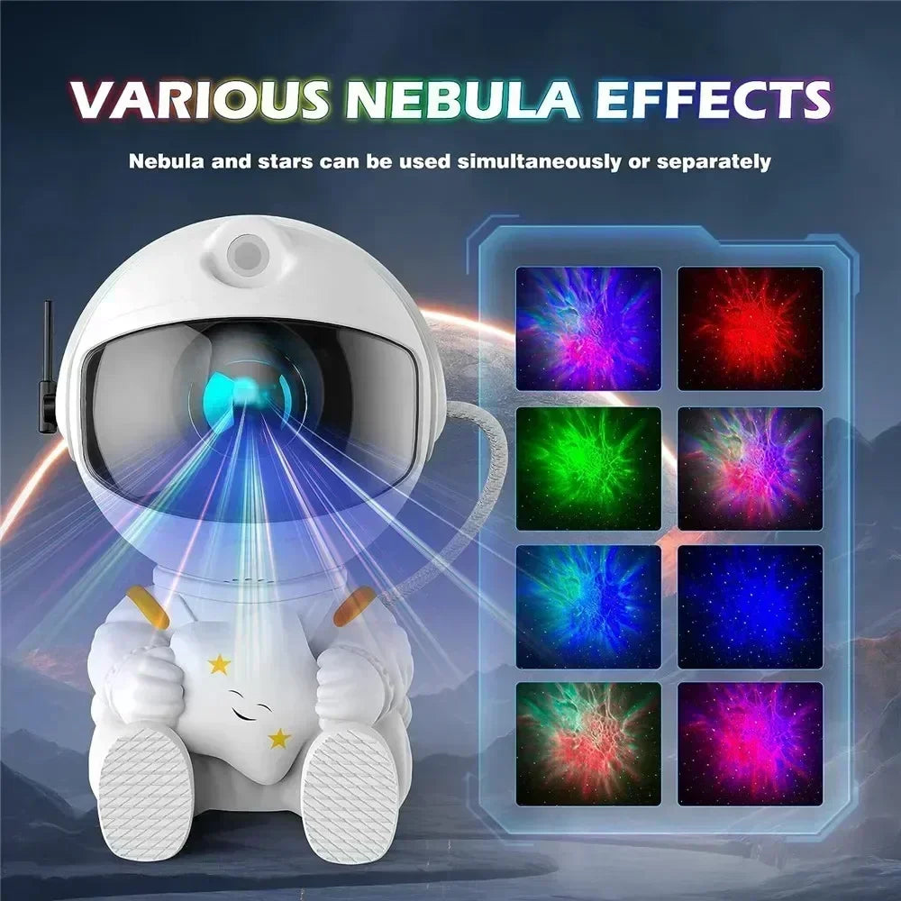 Astronaut Nebula & Stars LED Projector