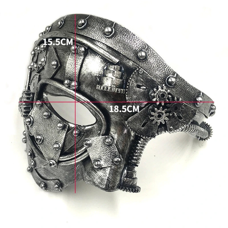 Steampunk Phantom Masquerade Mask