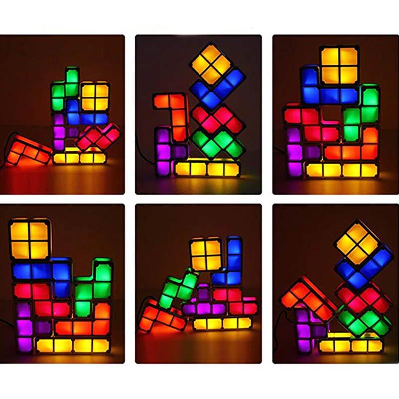 Stackable Puzzle Blocks Night Light